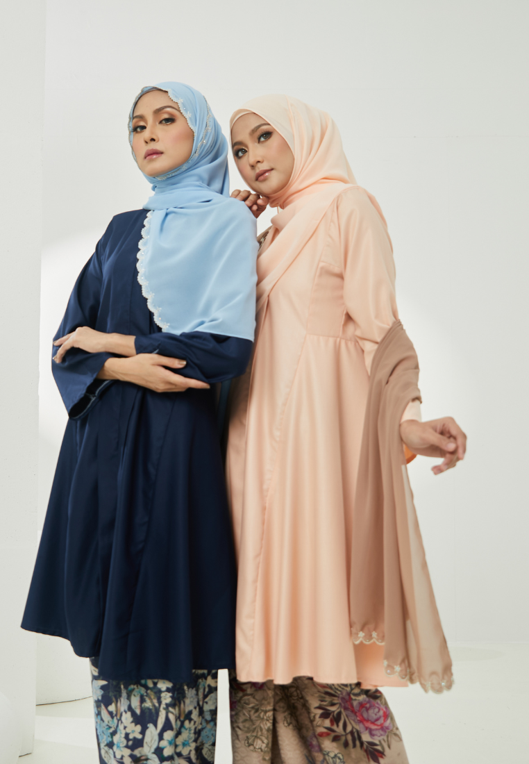 Kebarung Mawar Sari | Navy Blue