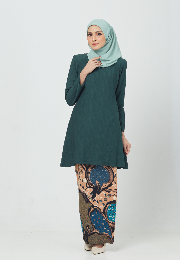 Kirana Kurung Riau | Emerald Green