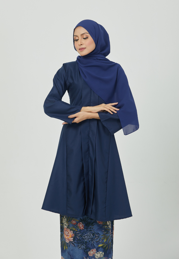 Kebarung Mawar Sari | Navy Blue