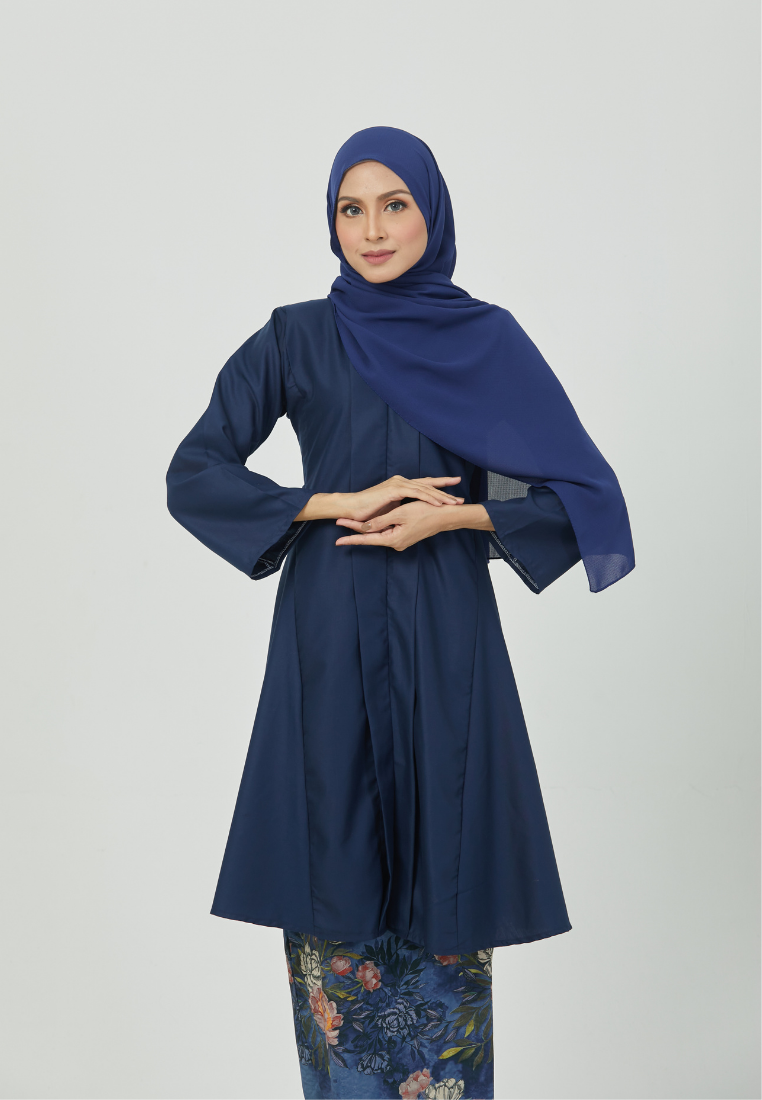 Kebarung Mawar Sari | Navy Blue