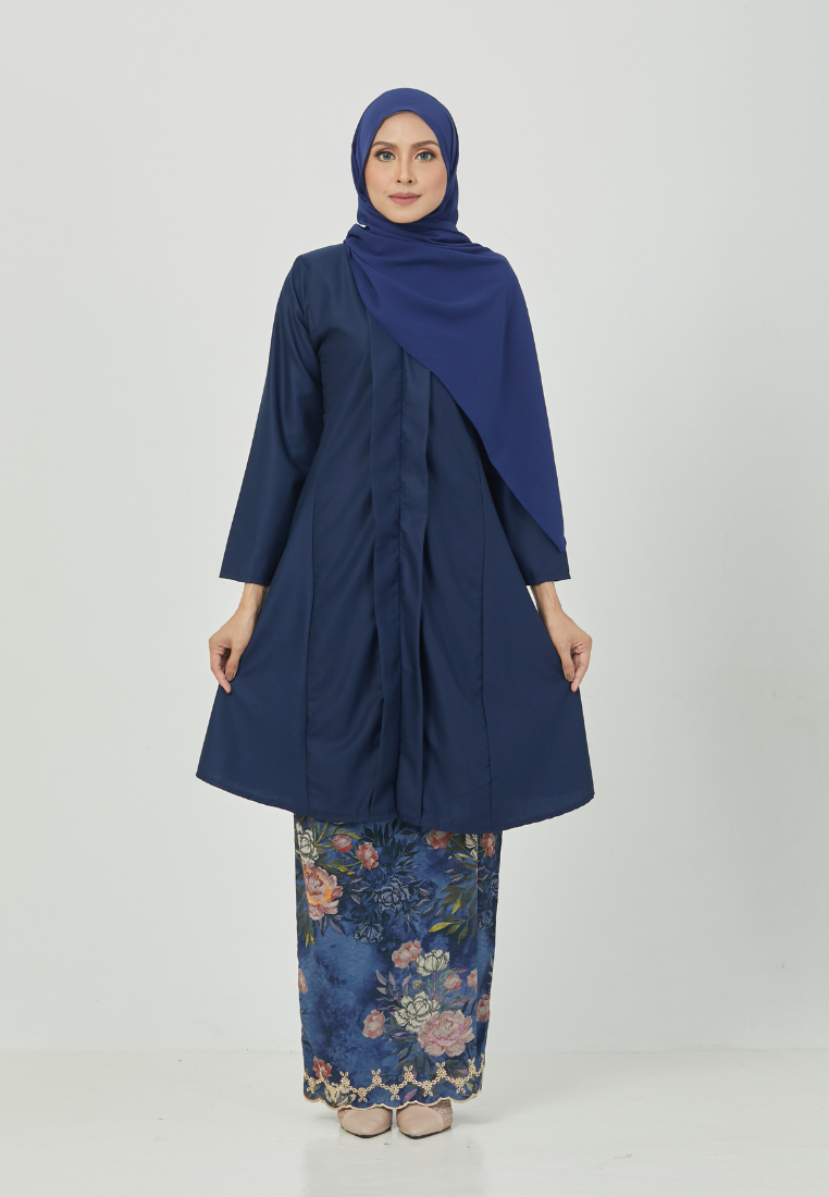 Kebarung Mawar Sari | Navy Blue