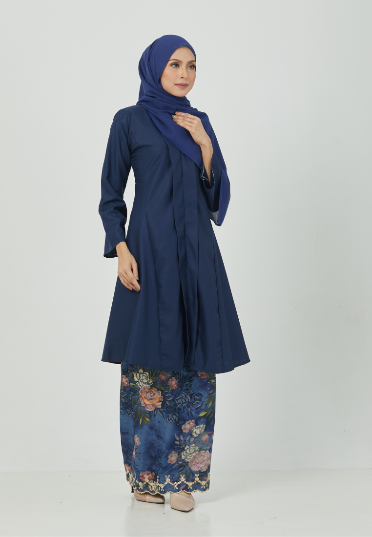 Kebarung Mawar Sari | Navy Blue