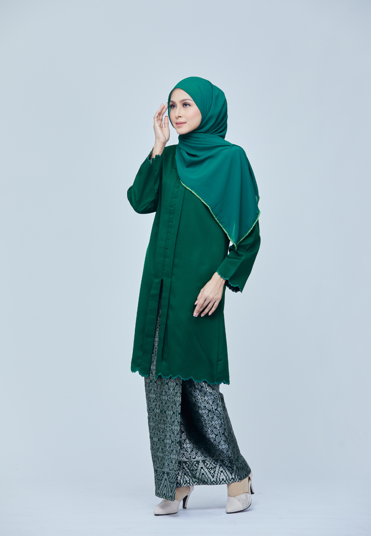 Nadine Kebaya Riau | Emerald Green