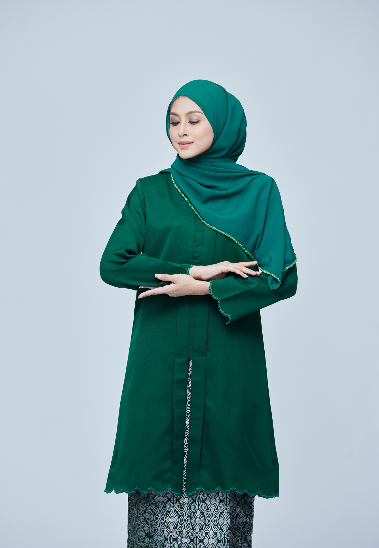 Nadine Kebaya Riau | Emerald Green