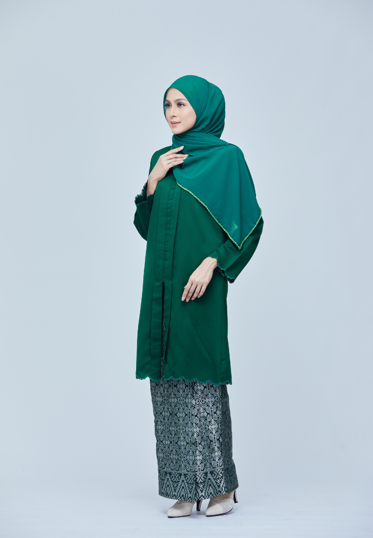 Nadine Kebaya Riau | Emerald Green