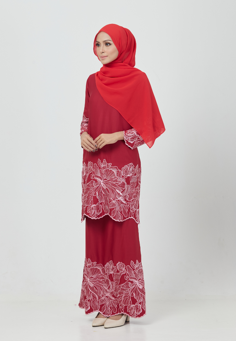 Rosey Kurung | Red