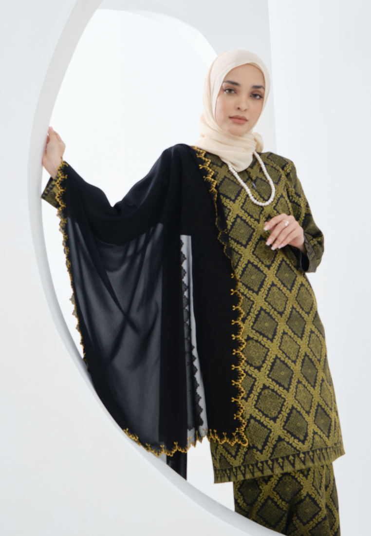 Songket Cenderawasih - Grey