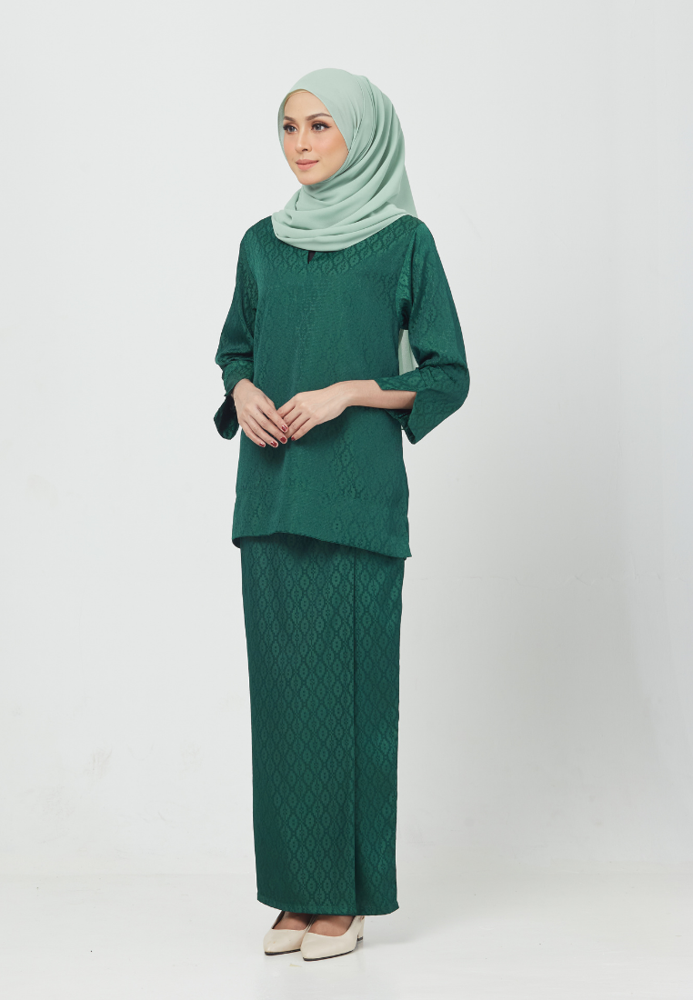 Kurung Kedah Melur | Green Jade