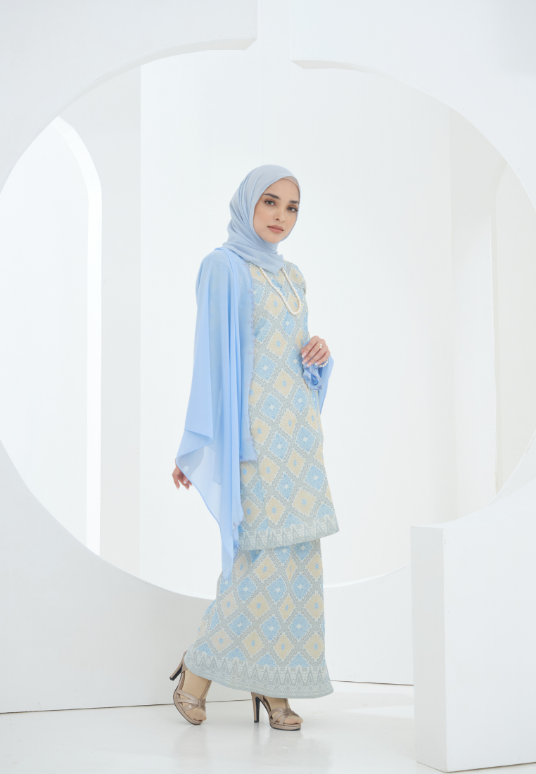 Songket Cenderawasih - Purple + Yellow