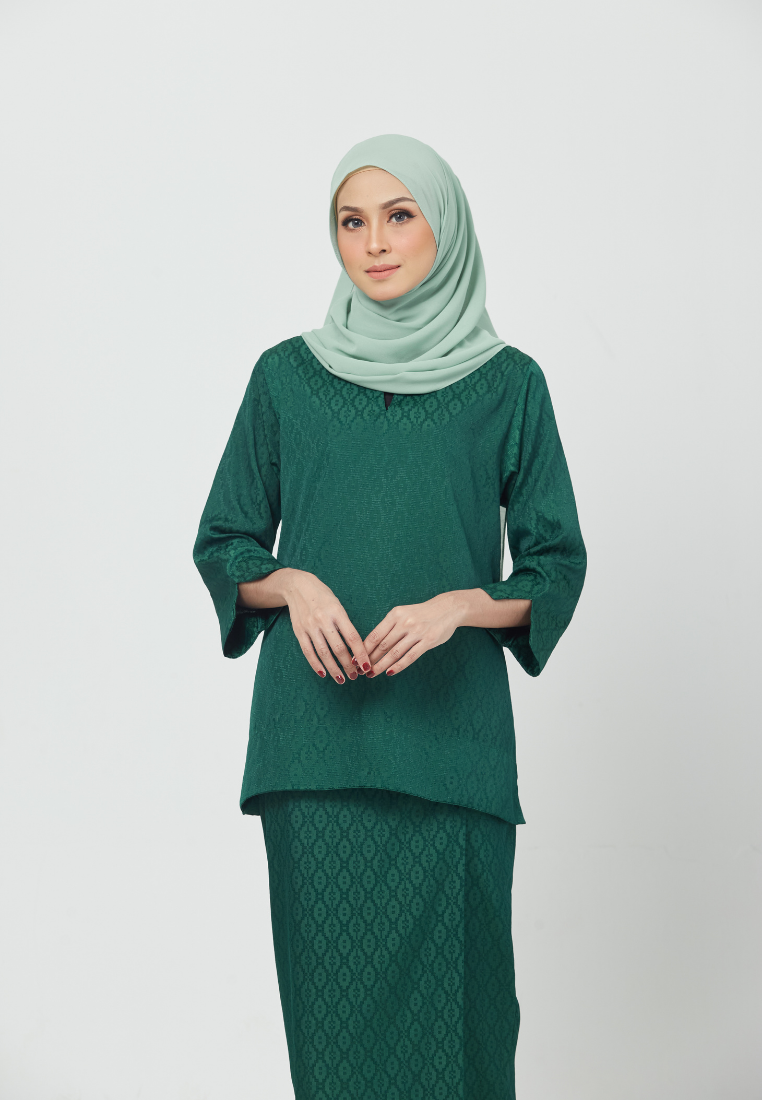 Kurung Kedah Melur | Green Jade