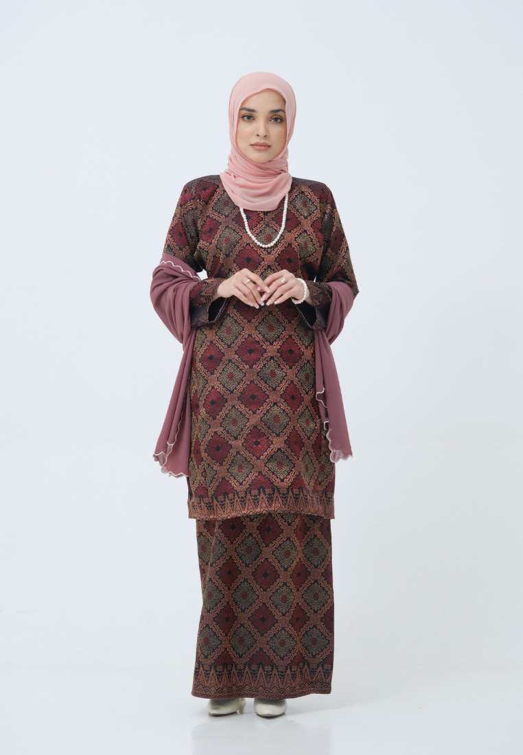 Songket Cenderawasih - Maroon