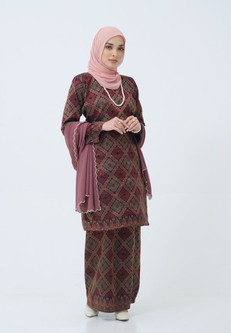 Songket Cenderawasih - Maroon