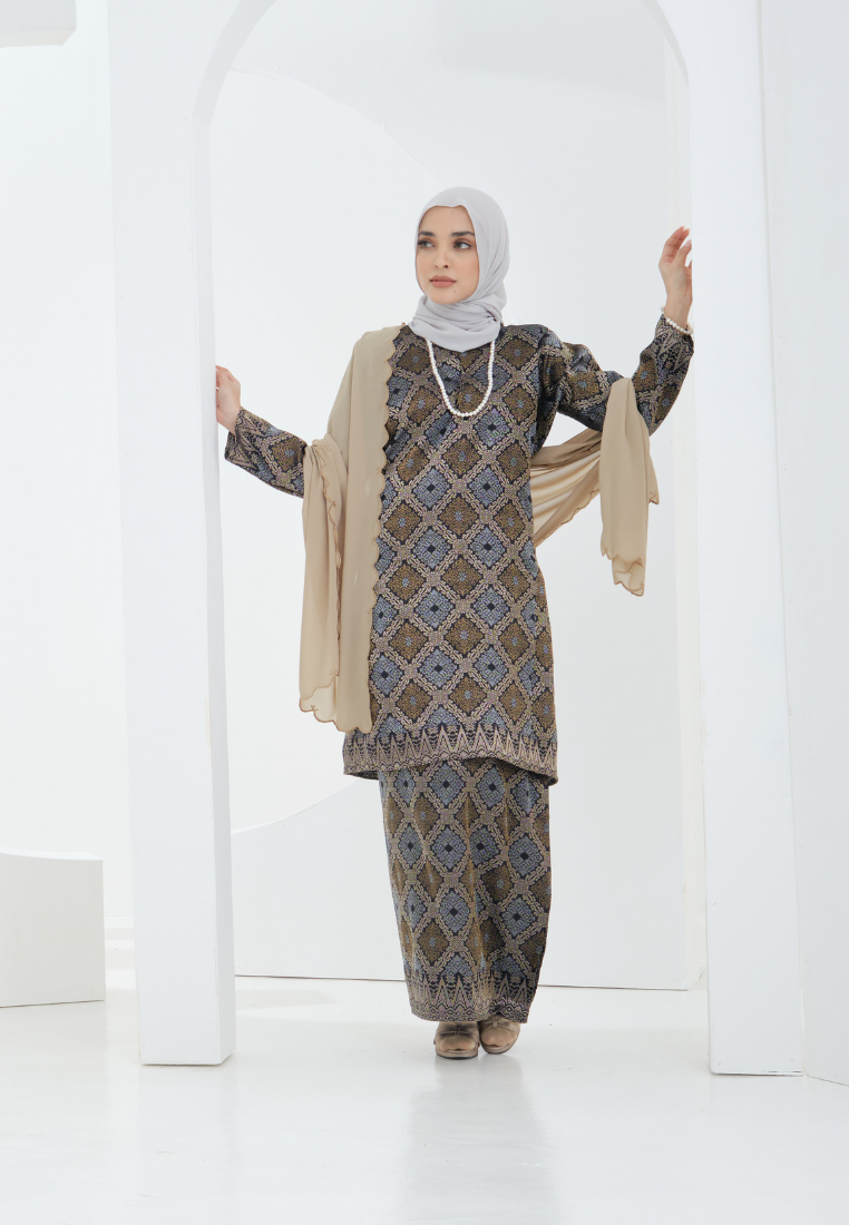 Songket Cenderawasih - Black Gold