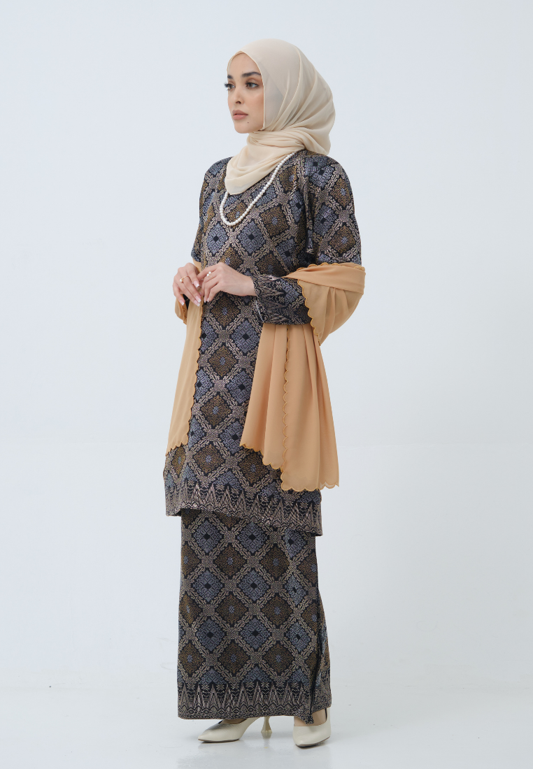 Songket Cenderawasih - Black Gold