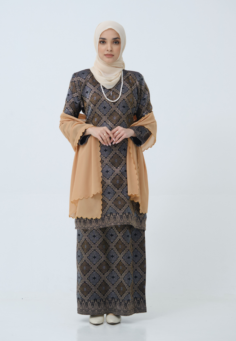 Songket Cenderawasih - Black Gold
