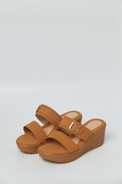 Bythesandzluxe X Sopan Warisan | Zara Wedges in Brown