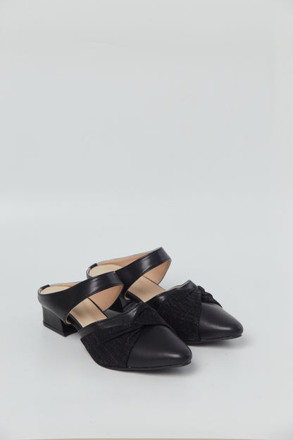 Bythesandzluxe X Sopan Warisan | Xenia Heels in Black