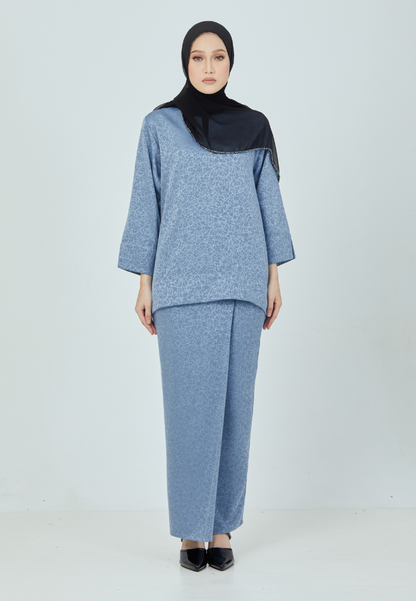 Rimbun Kurung Kedah | Light Blue