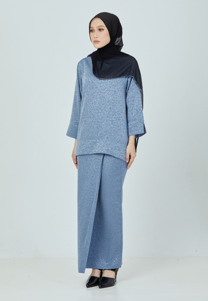 Rimbun Kurung Kedah | Light Blue