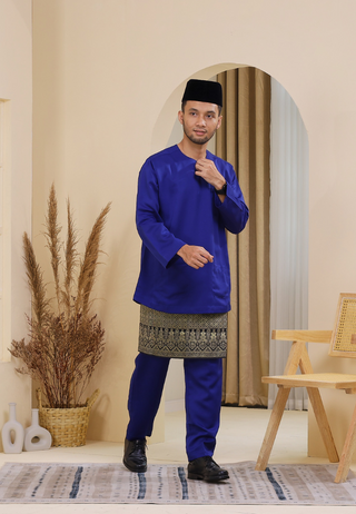 Baju Melayu Wan Derus V.20 - Royal Blue