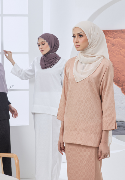 Kurung Kedah Melur | Beige