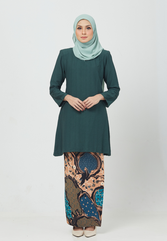 Kirana Kurung Riau | Emerald Green