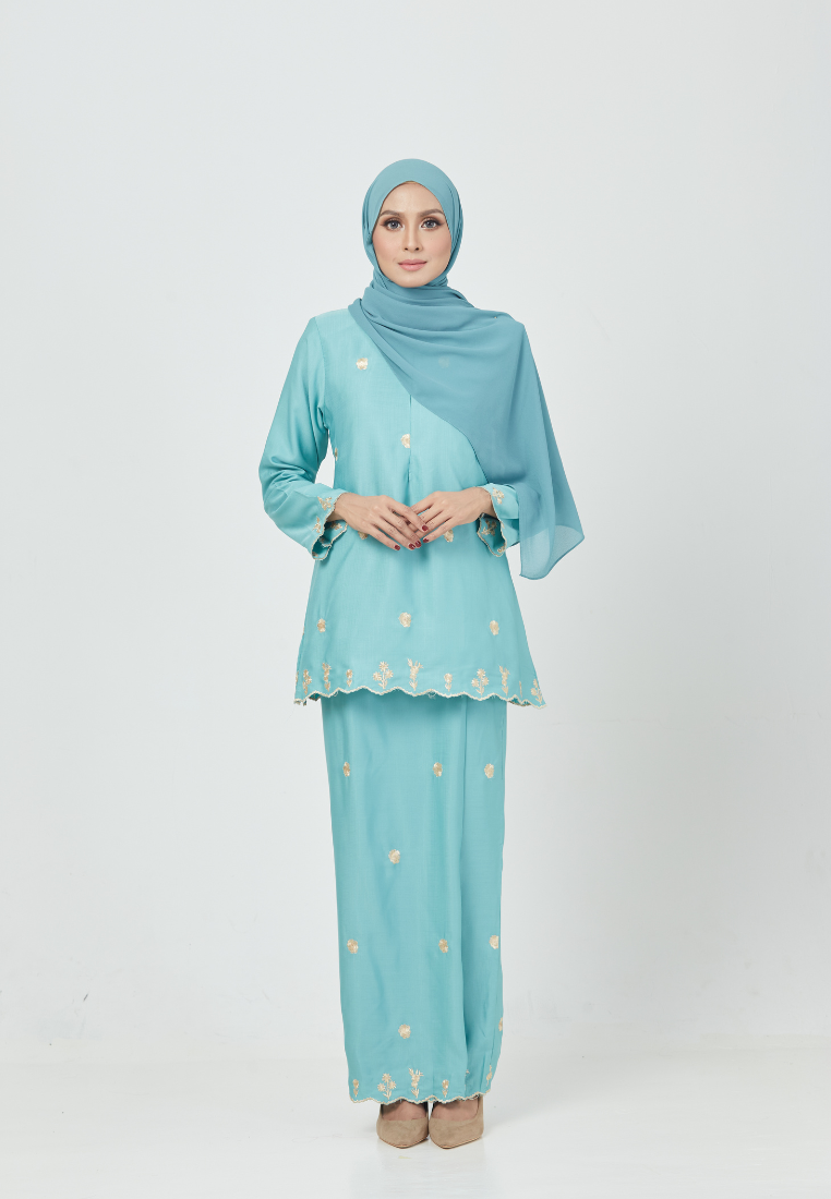 Teruntum Kurung Kedah | Mint Green