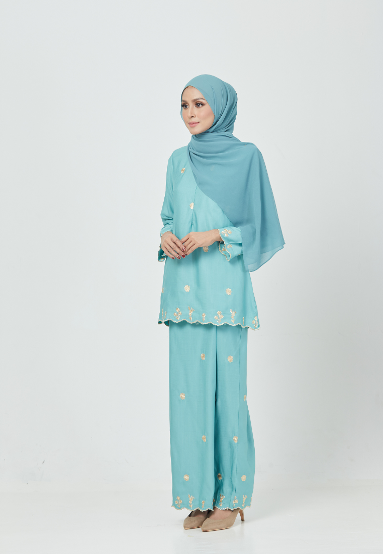 Teruntum Kurung Kedah | Mint Green