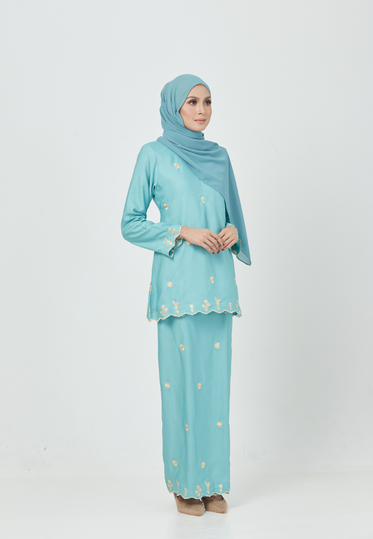 Teruntum Kurung Kedah | Mint Green