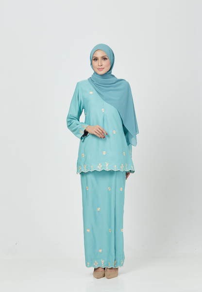 Teruntum Kurung Kedah | Mint Green