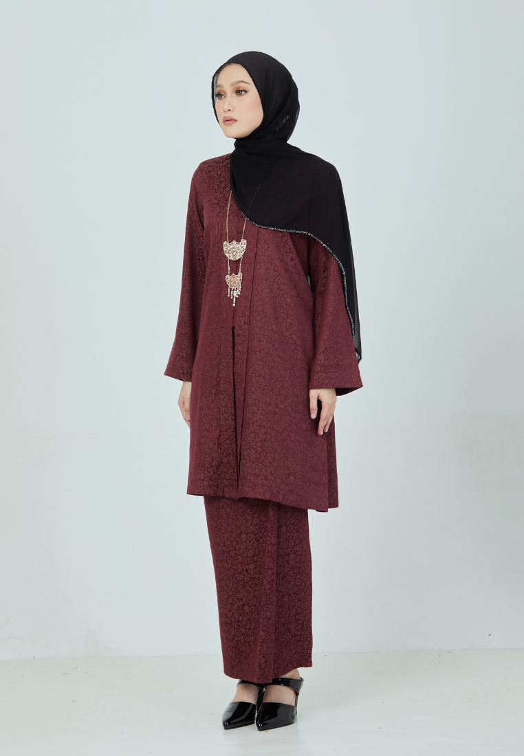 Kebaya Gahara | Maroon