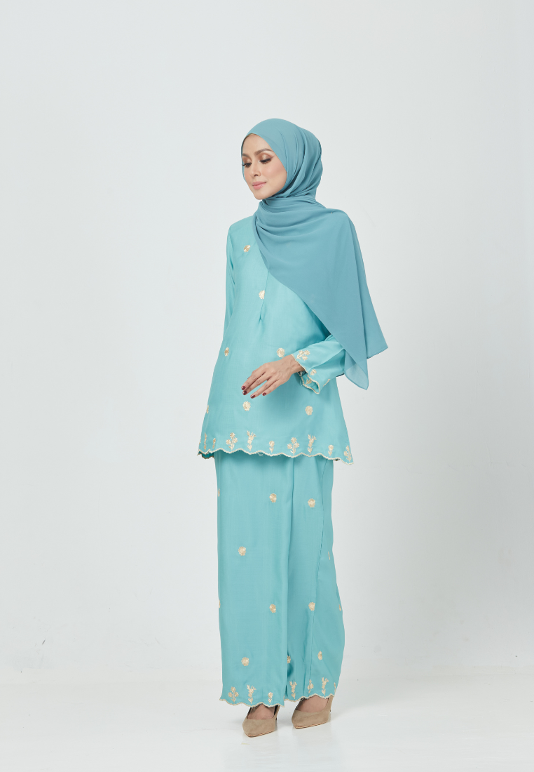 Teruntum Kurung Kedah | Mint Green