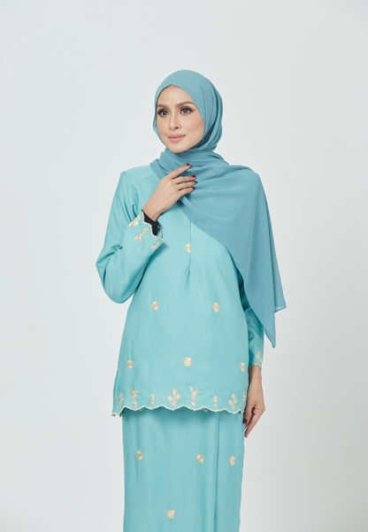 Teruntum Kurung Kedah | Mint Green