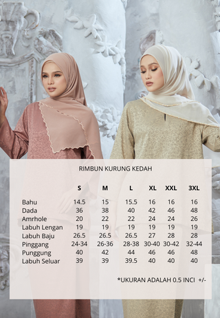 Rimbun Kurung Kedah | Grey