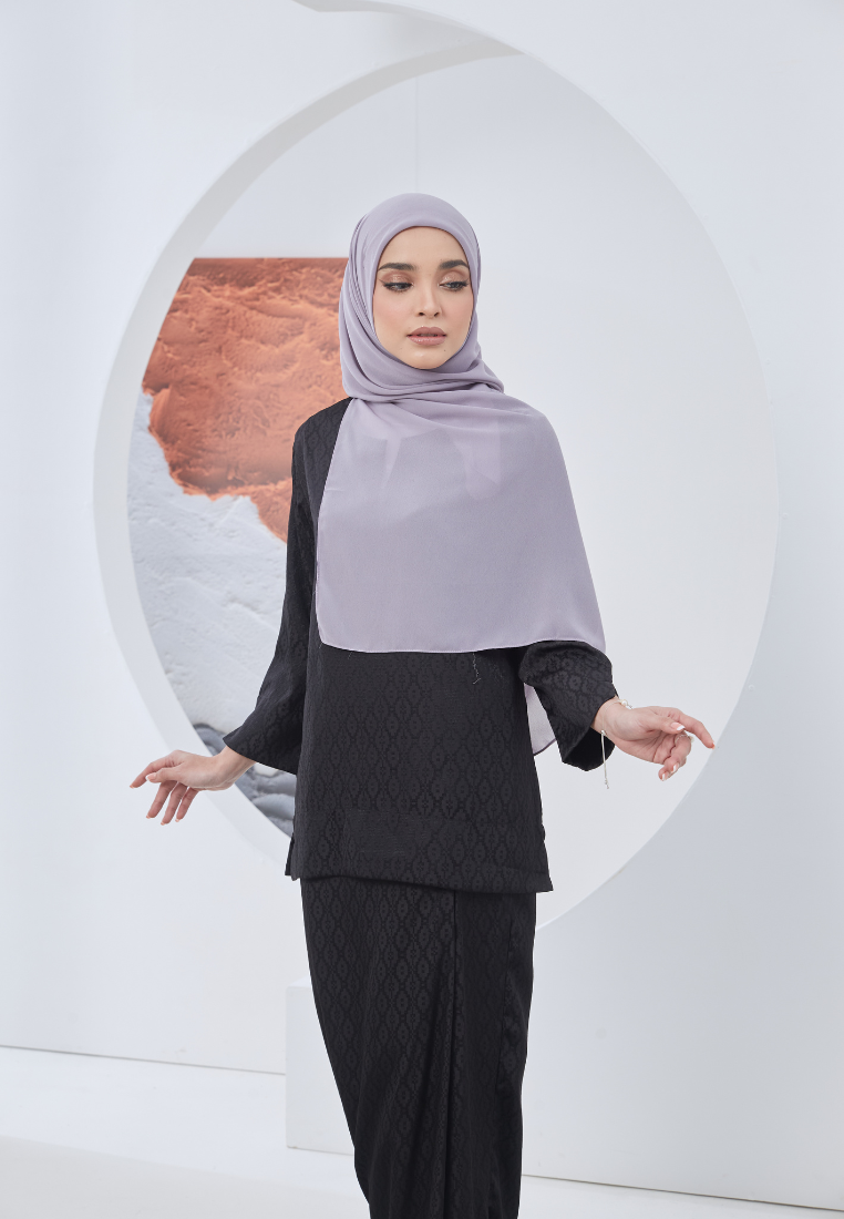 Kurung Kedah Melur | Light Grey