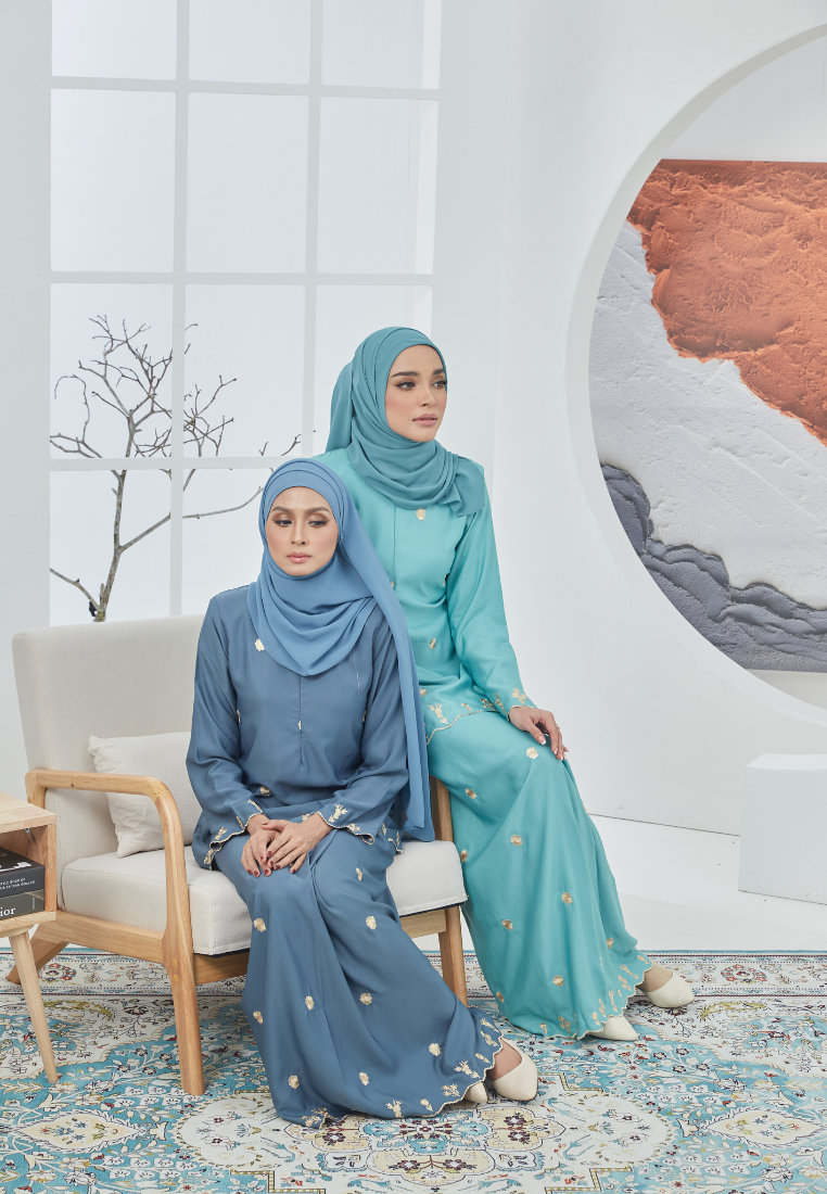 Teruntum Kurung Kedah | Mint Green