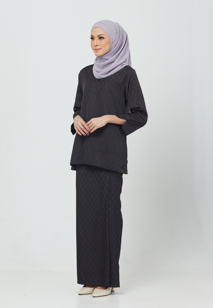 Kurung Kedah Melur | Black