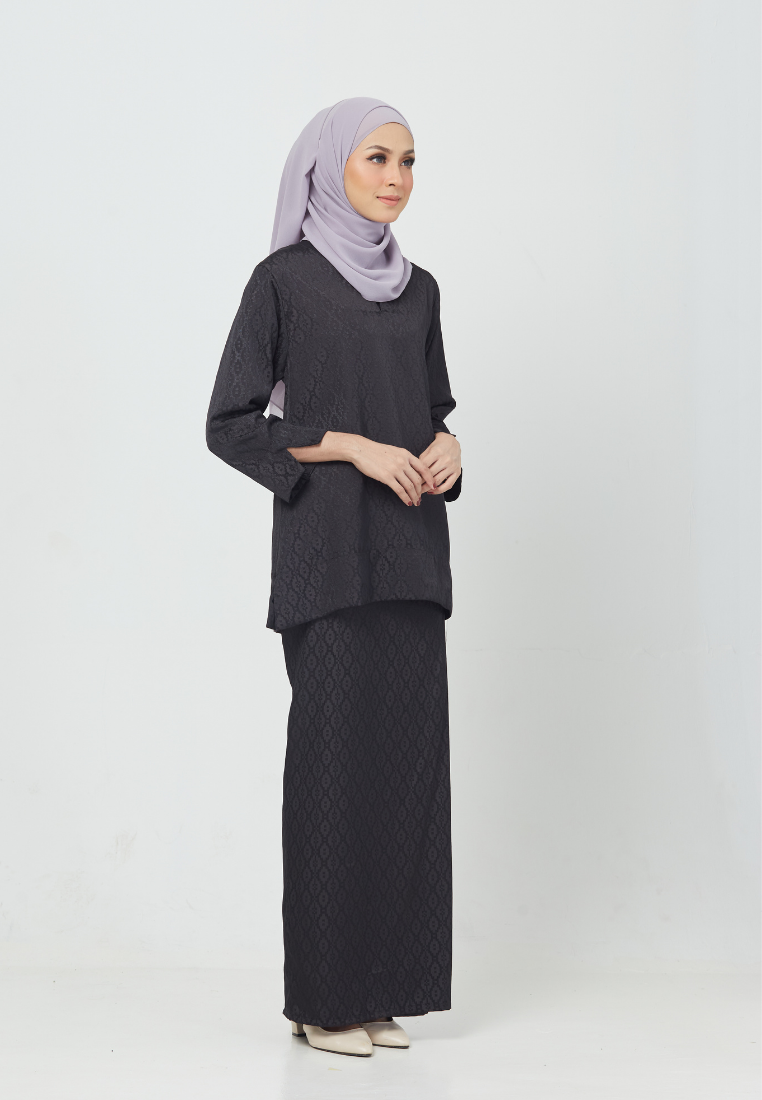 Kurung Kedah Melur | Black