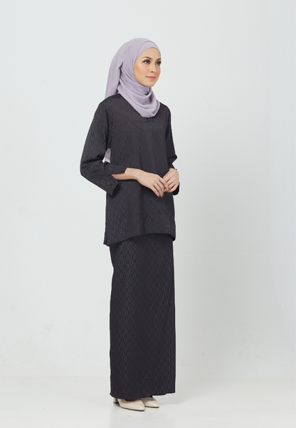 Kurung Kedah Melur | Black