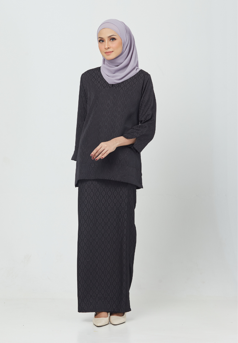 Kurung Kedah Melur | Black