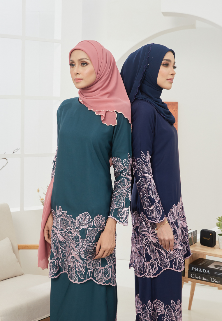 Rosey Kurung | Baby Blue