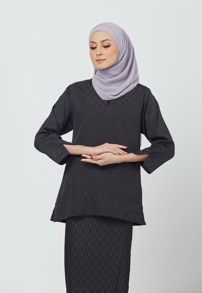 Kurung Kedah Melur | Black