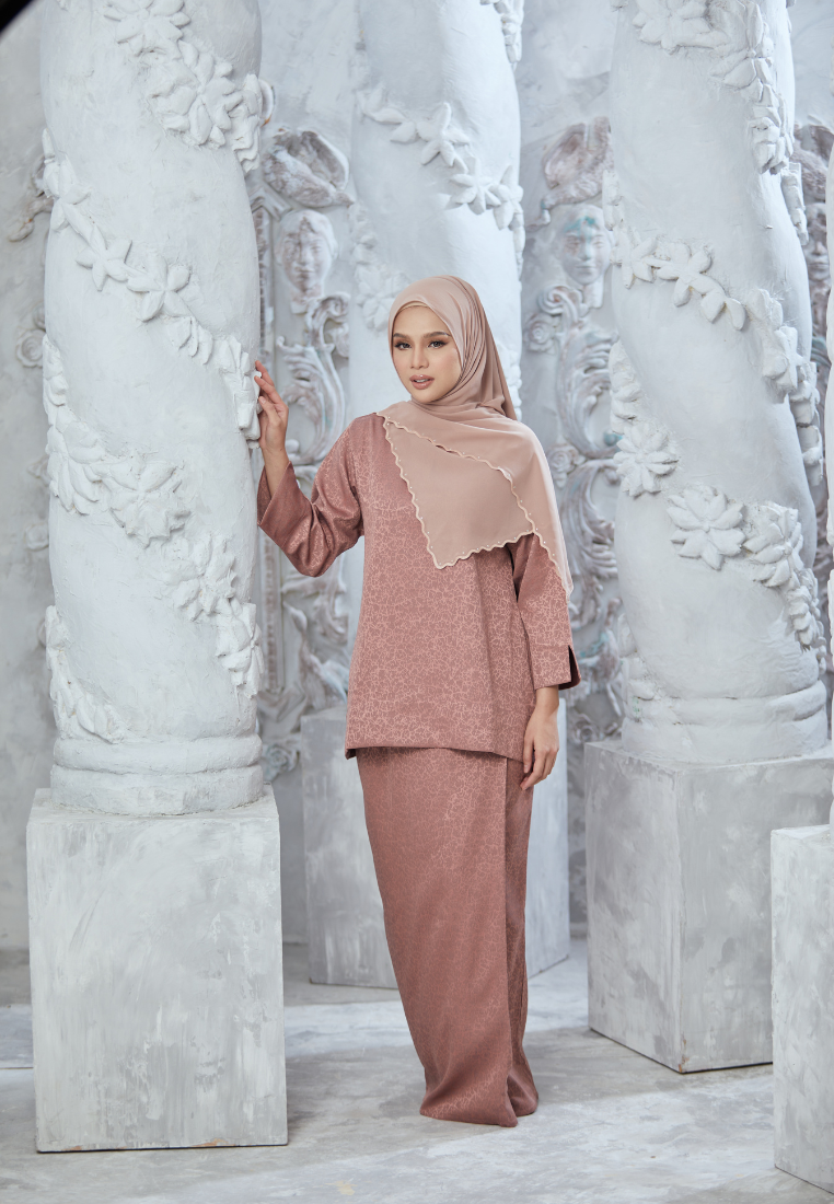 Rimbun Kurung Kedah | Beige Green