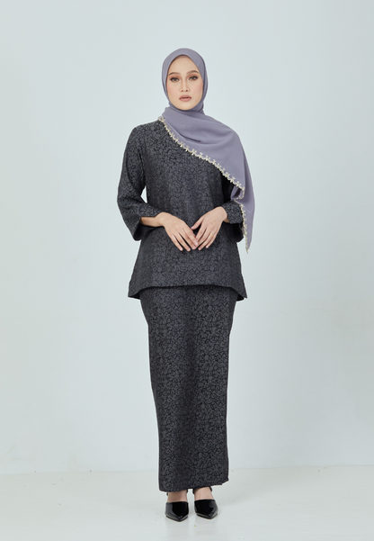 Rimbun Kurung Kedah | Black