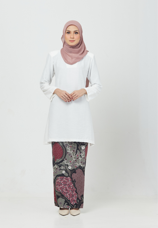 Kirana Kurung Riau | White