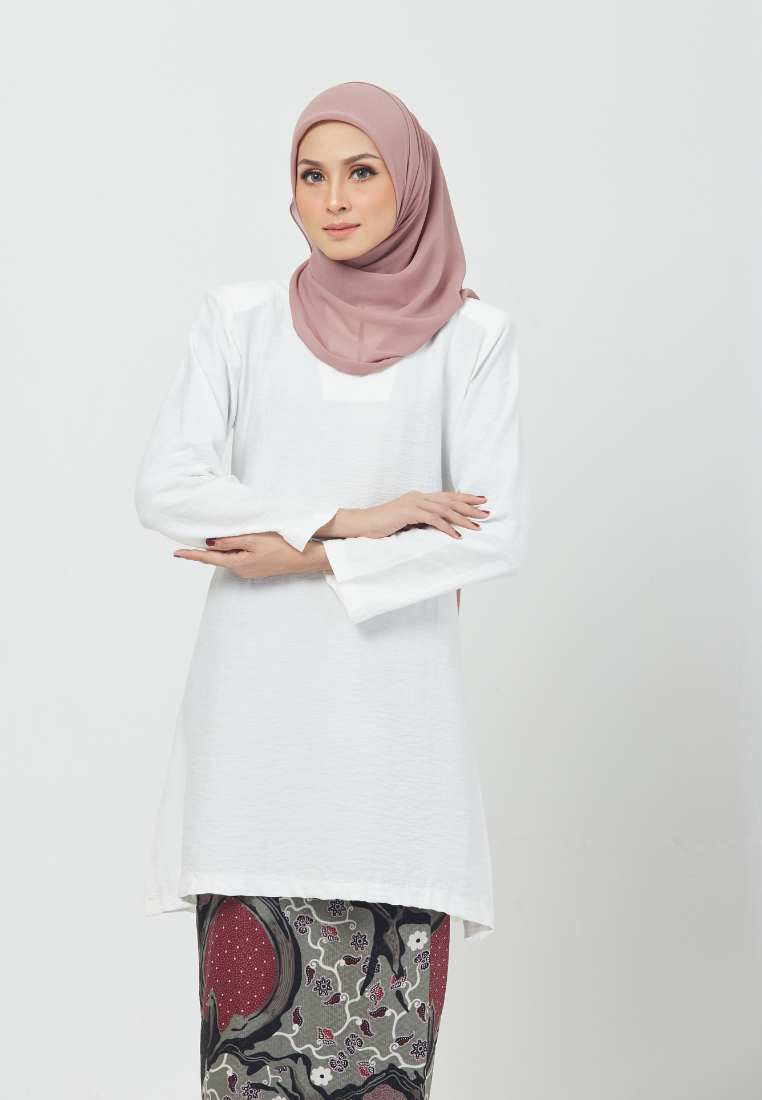 Kirana Kurung Riau | White