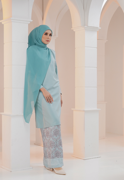 Dahlia Kurung Pahang - Dusty Pink