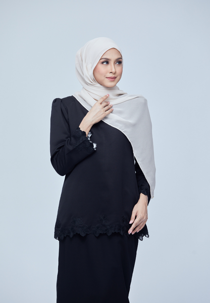 Nadiya Kurung Kedah | Black