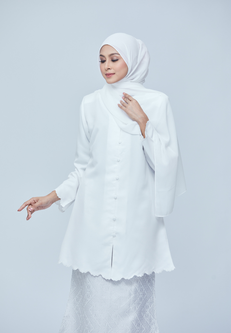 Gahara Kebaya Riau | White
