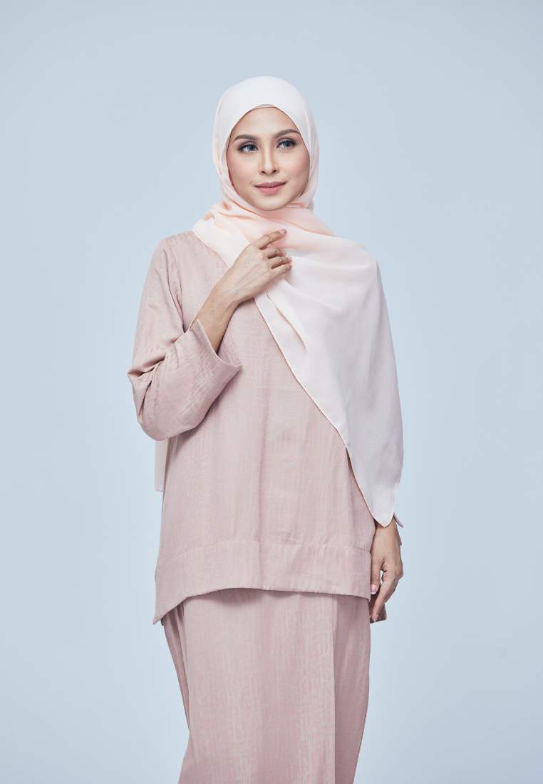 Rimbun Kurung Kedah V2.0 | Dark Peach